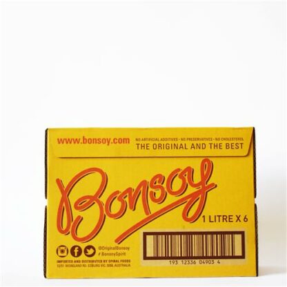 Bonsoy Soy Milk Pack 6 × 1L – All About Organics Online