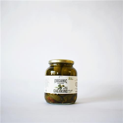 Chefs Choice Organic Gherkins Sweet & Sour 680g – All About Organics Online